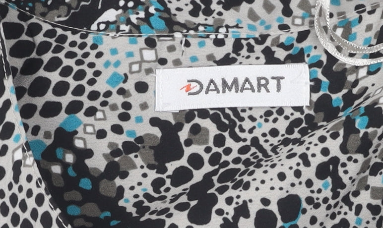Damart Women's Multicoloured Geometric Blouse Size 22