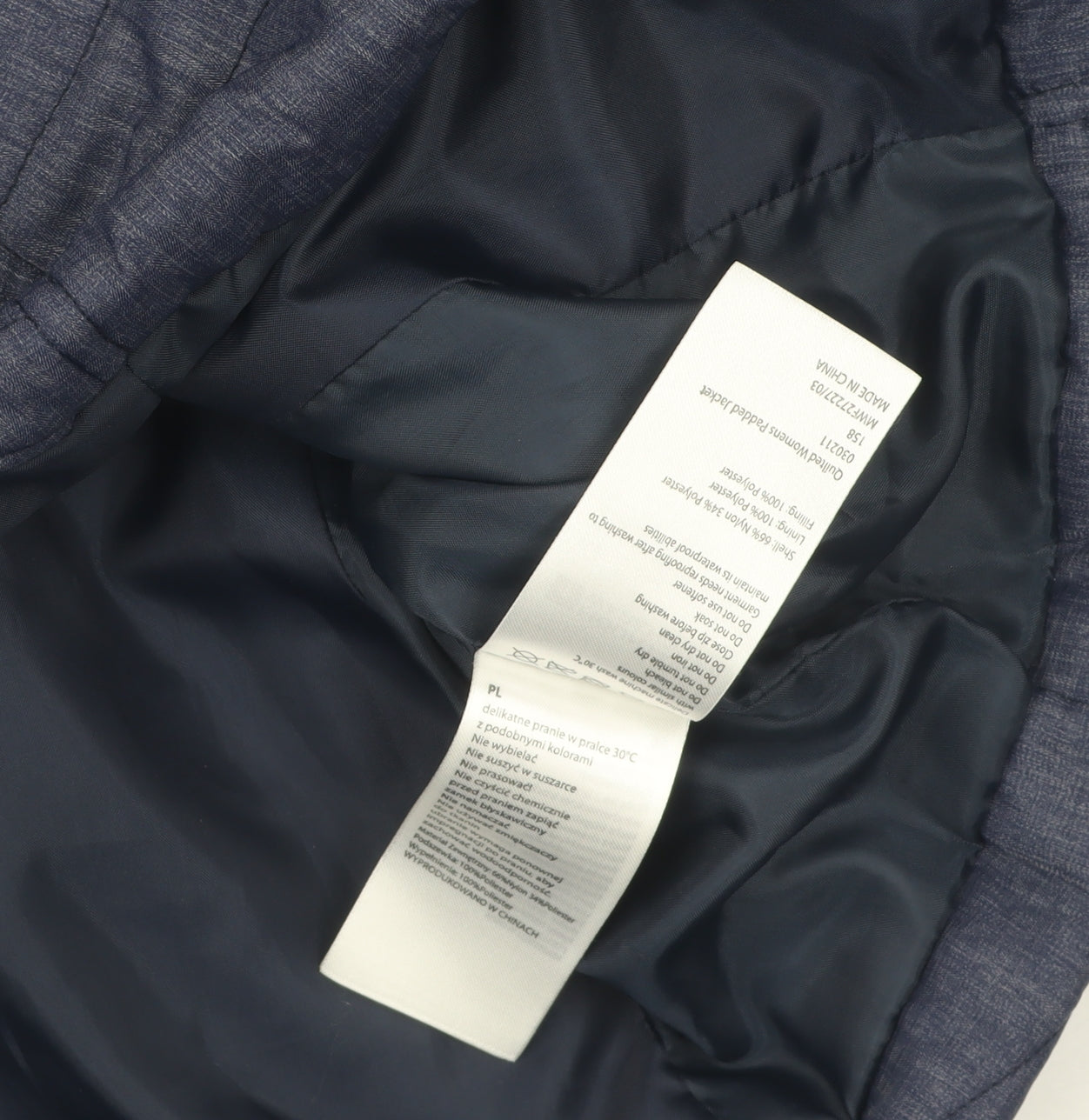 Mountain Warehouse Women's Blue Puffer Jacket Size 8