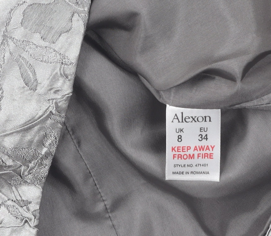 Womens UK Size 8 Alexon Regular Grey Suit Jacket