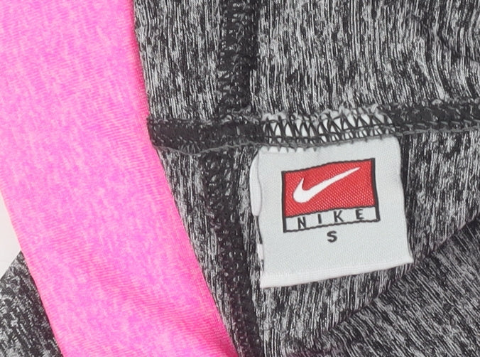 Nike Women's Grey Cropped Leggings - Size S