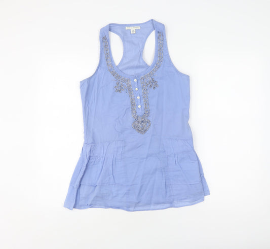 Womens UK Size XS Banana Republic Blue Camisole Tank