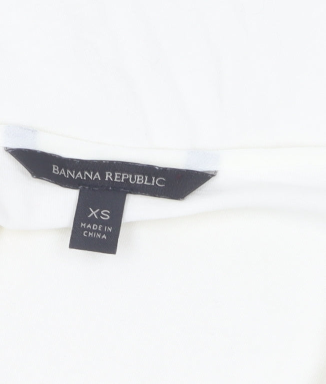 Banana Republic Women's Ivory XS Basic Tank