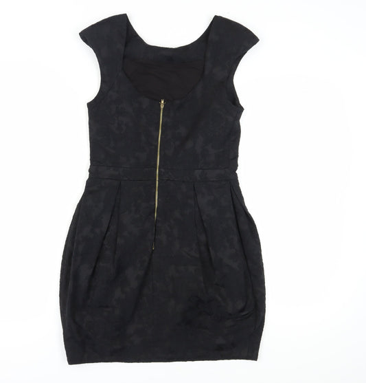 River Island Black Sheath Dress, Size 10, Party