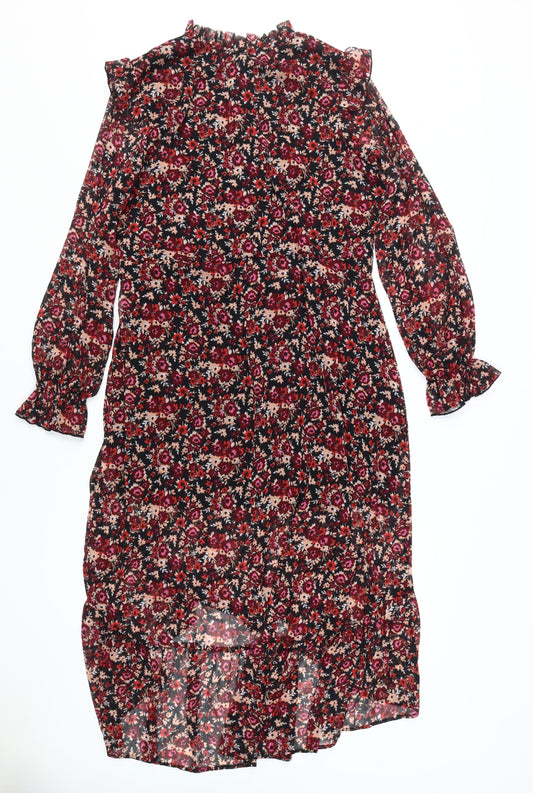 Next Women Multicoloured A-Line Midi Dress Size 14