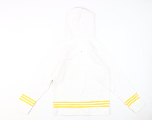 Adidas Women's White Pullover Hoodie L - Casual Sportswear