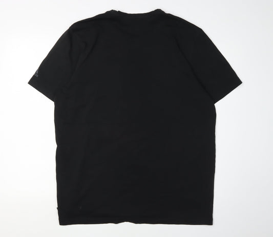 Adidas Men's Black XL Graphic Print T-Shirt