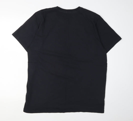 Paul Smith Men's Medium Black Zebra Graphic T-Shirt