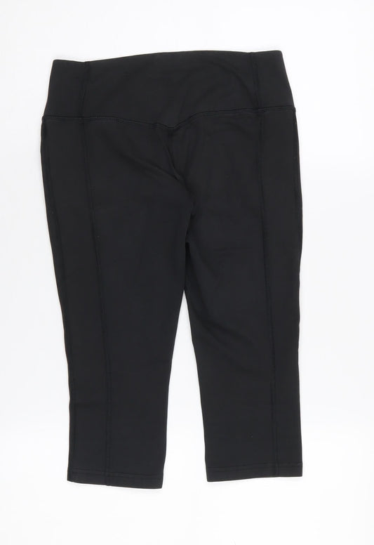 Nike Women's Black Cropped Trousers XS Activewear