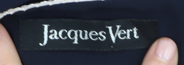 Jacques Vert Women's Blue Polka Dot Blouse Size 14