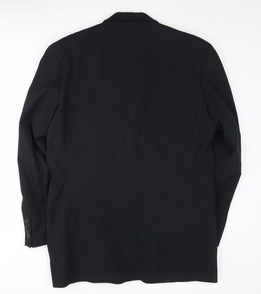 Mens UK Size 40 Daniel Hechter Regular Black Suit Jacket