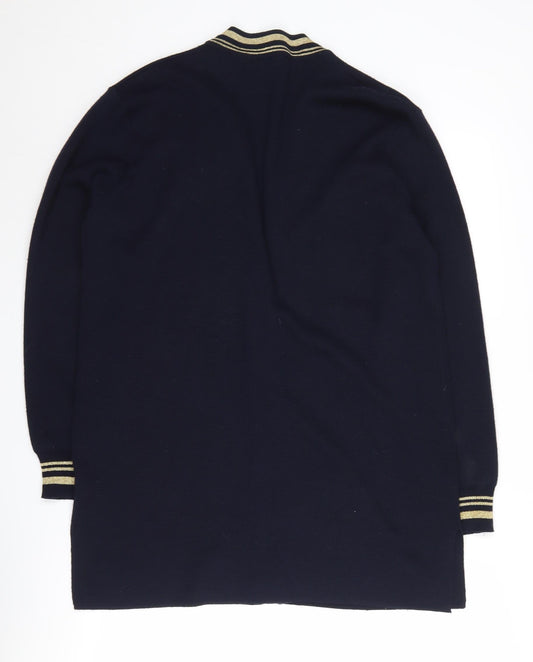 Womens UK Size M Viyella Black Cardigan Jumper
