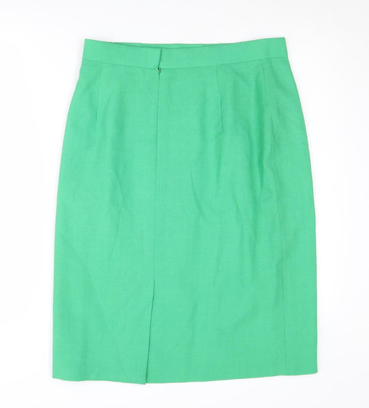 Jacques Vert Women's Green Pencil Skirt Size 16