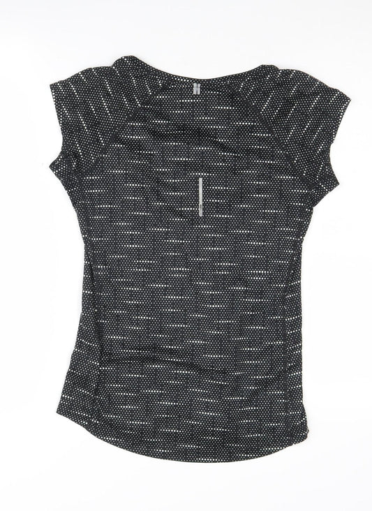 Nike Women's Black Polka Dot Running T-Shirt Size S