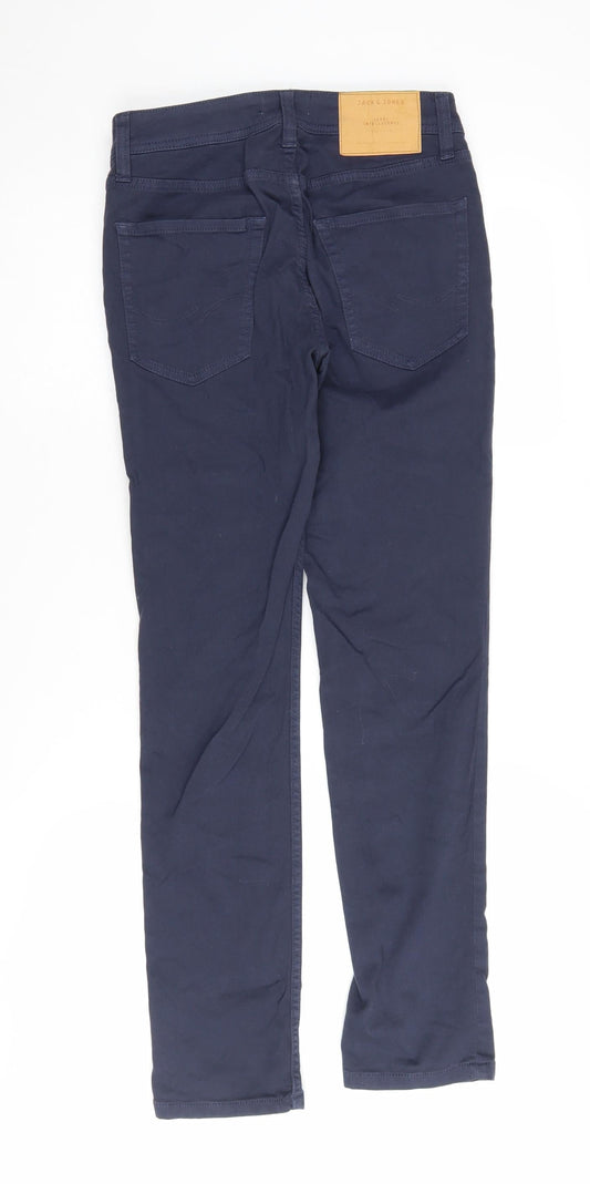 Jack & Jones Men’s Blue Slim Straight Jeans 27W 30L