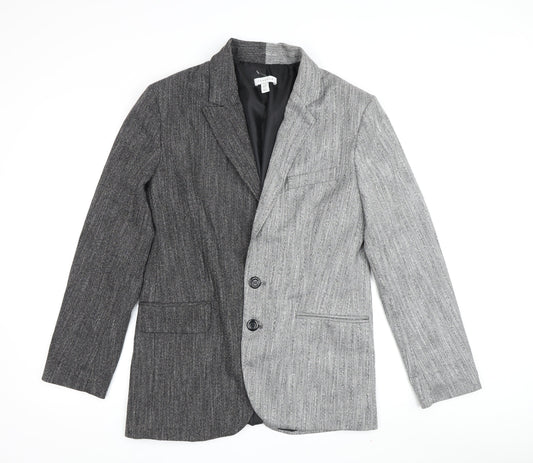 Womens UK Size 8 Topshop Grey Basic Jacket