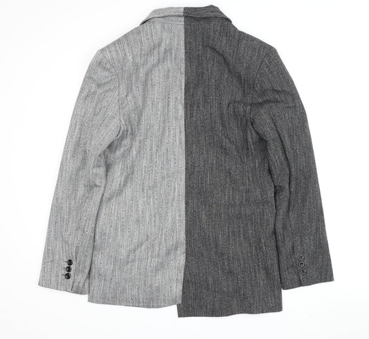 Womens UK Size 8 Topshop Grey Basic Jacket