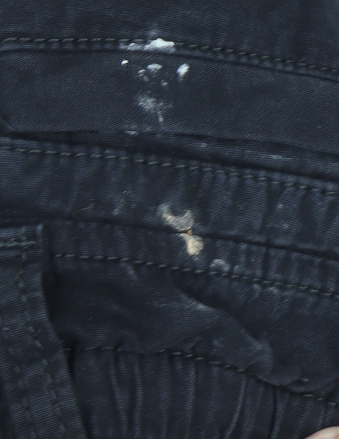 BDG Women's Black Cargo Trousers - Size S, Casual & Comfy