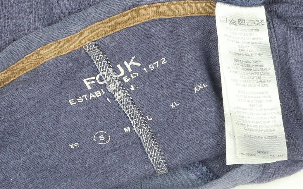 French Connection Blue Unisex T-Shirt S