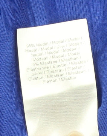 Womens UK Size XS Part Two Blue Basic T-Shirt