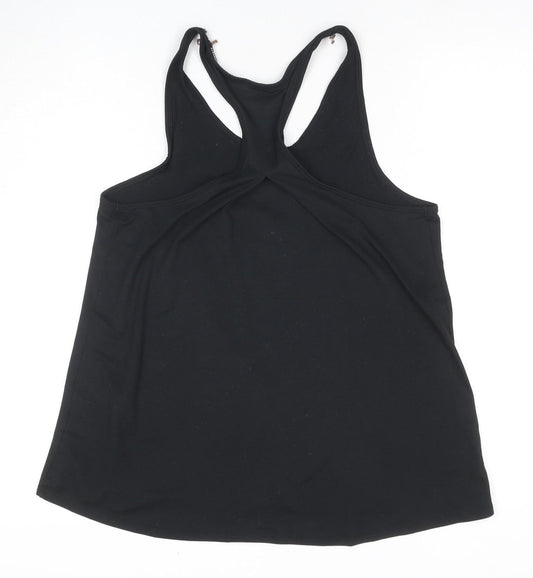 Marks and Spencer Women's Black Tank Top Size 8
