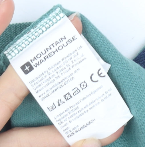 Mountain Warehouse Men's Green Polo - Size XL