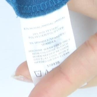 LOFT Women's Blue Long Sleeve Crew Neck Tee XS