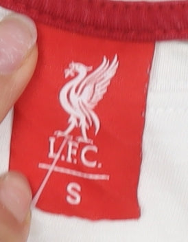 Liverpool FC Men's White Logo T-Shirt S