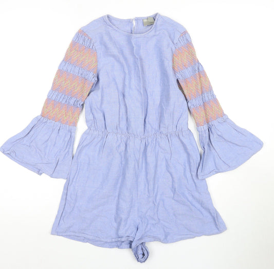Womens UK Size 6 ASOS One-Piece Blue Playsuit