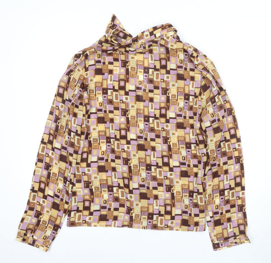 Womens UK Size 12 New Look Multicoloured Button-Up
