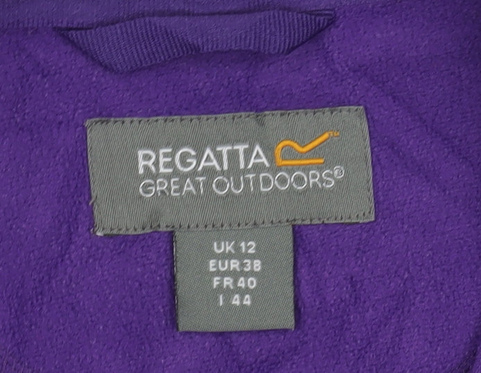 Regatta Women's Purple Fleece Pullover Sweatshirt Size 12