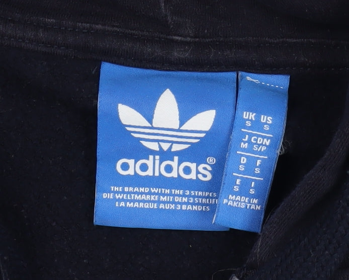 Adidas Men's Black Full Zip Hoodie Small