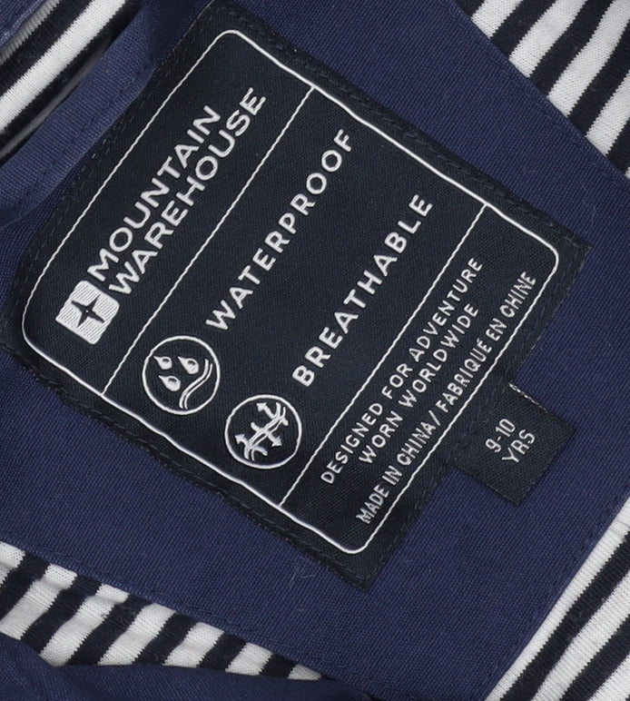 Mountain Warehouse Boys Blue Waterproof Parka 9-10 Years