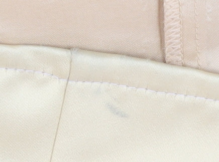 BHS Women's Beige Long A-Line Formal Dress, Size 8