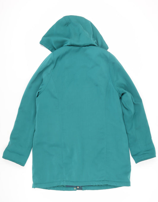 Womens UK Size 12 Isle Green Parka Coat