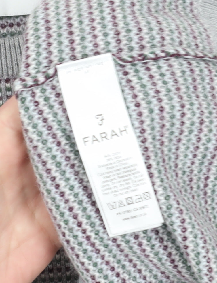 Farah Mens 2XL Multicoloured Pullover Jumper