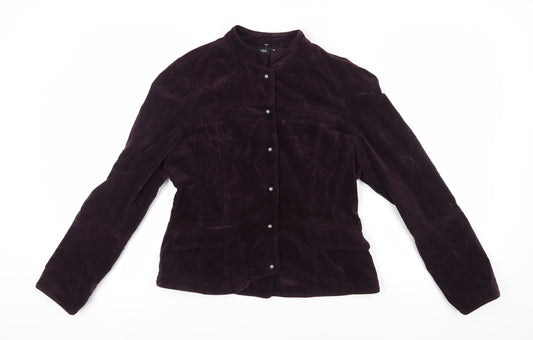 Womens UK Size 16 Jasper Conran Purple Basic Jacket
