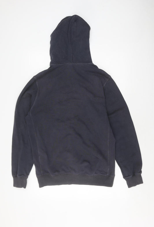 Mens UK Size L Champion Black Pullover Hoodie