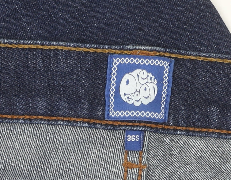 Pretty Green Blue Straight Jeans - Unisex, Size L