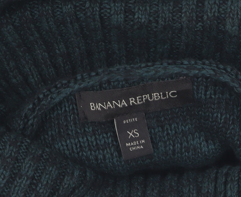 Banana Republic Women's Green Knit Sleeveless Jumper XS