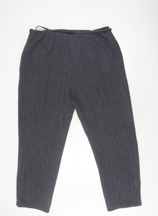 Ann Harvey Women's Grey Trousers Size 20