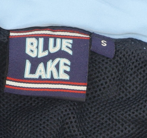 Mens UK Size S Blue Lake Blue Windbreaker Coat