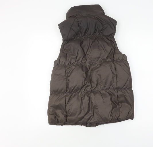 Gap Women's Black Puffer Waistcoat M