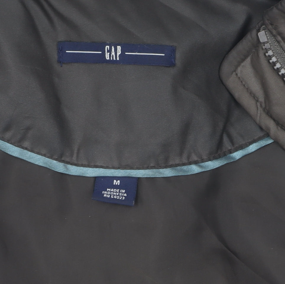 Gap Women's Black Puffer Waistcoat M