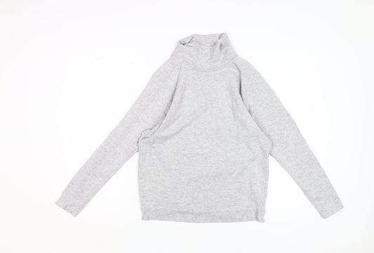 Gap Women's Grey High Neck Lightweight Sweatshirt - S