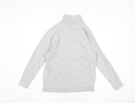 GAP Women's Grey High Neck Lightweight Sweatshirt - S