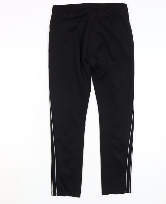 BAF Women's Black Slim Trousers, Size 10, Stretch Zip Pockets