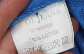 VOI Jeans Men's Blue Polo Shirt, Size S, Casual Wear