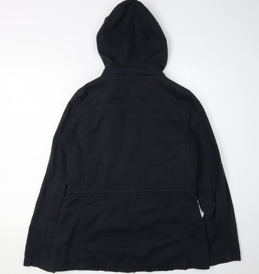 FatFace Women's Blue Hooded Anorak Jacket Size 10