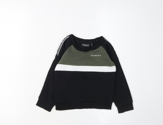 McKenzie Unisex Baby Pullover Jumper, Colourblock, 24 Months