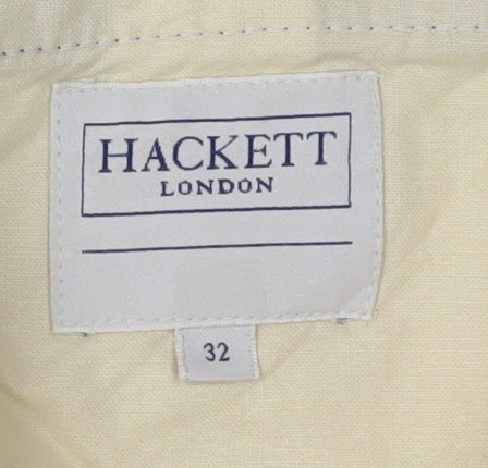 Hackett London Men's Green Chino Trousers, Size 32